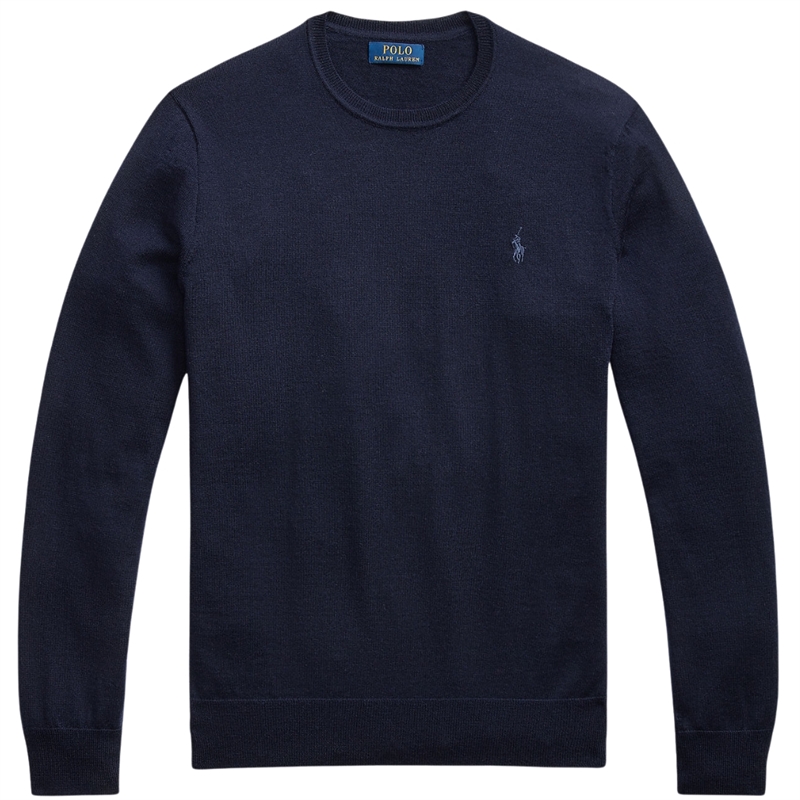 Polo Ralph Lauren Slim Fit Washable Wool Crewneck Strik