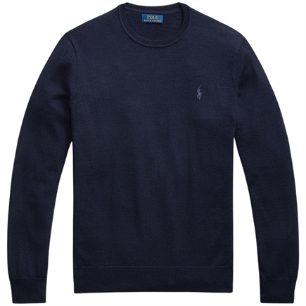 Polo Ralph Lauren Slim Fit Washable Wool Crewneck Strik