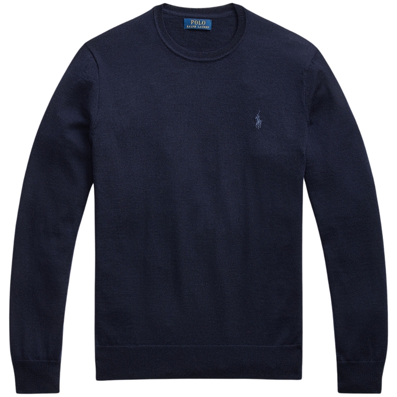 Polo Ralph Lauren Slim Fit Washable Wool Crewneck Strik