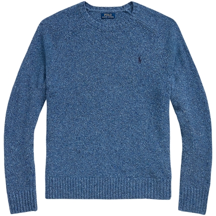 Polo Ralph Lauren Speckled Wool-Blend Crewneck Strik