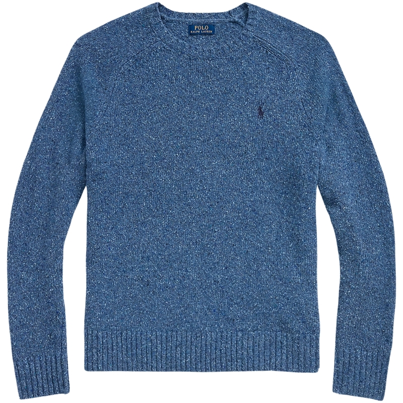Polo Ralph Lauren Speckled Wool-Blend Crewneck Strik