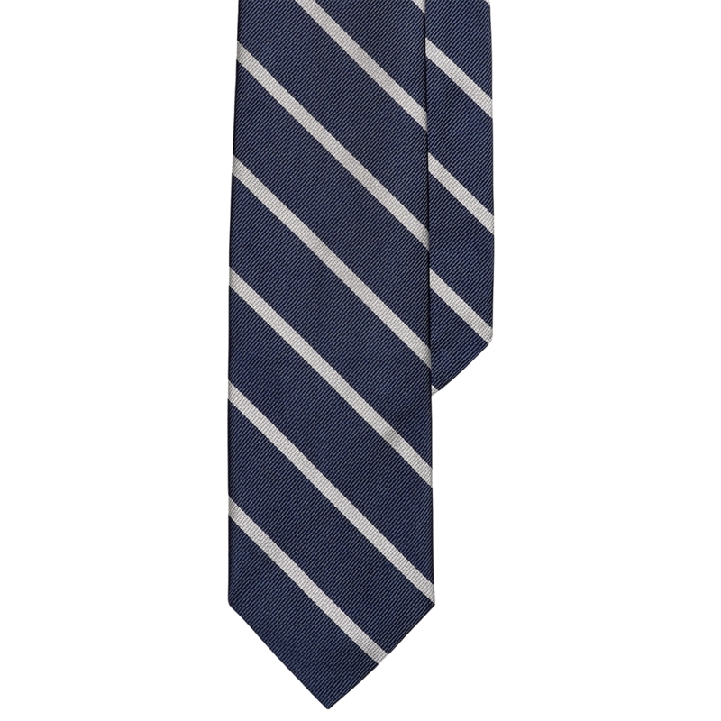 Polo Ralph Lauren Striped Silk Repp Slips
