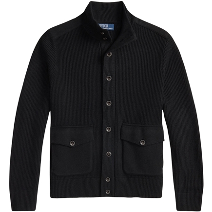 Polo Ralph Lauren Wool Mockneck Cardigan