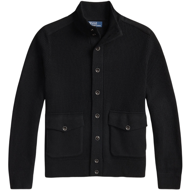 Polo Ralph Lauren Wool Mockneck Cardigan