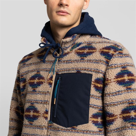 RVLT Revolution Printed Fleece Jacket