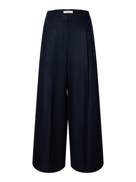 Selected Femme Flyra HW Wide Linen Blend Bukser