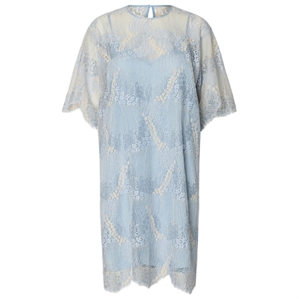 Selected Femme Felica Relaxed 2/4 Short Lace Kjole 