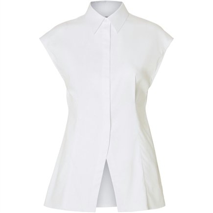 Selected Femme Fina Slim SS Skjorte