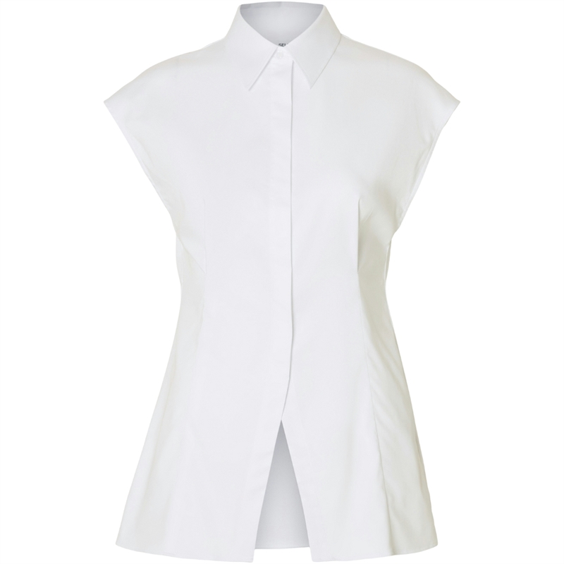 Selected Femme Fina Slim SS Skjorte