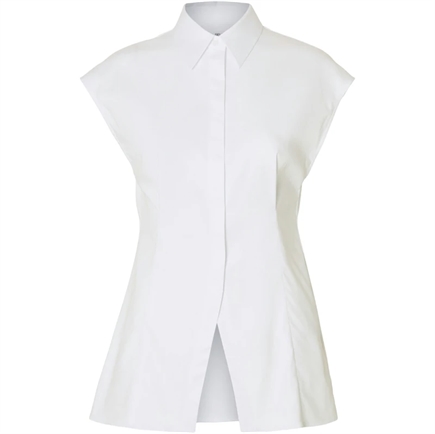 Selected Femme Fina Slim SS Skjorte