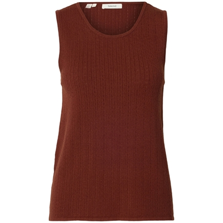 Selected Femme Helle Pointel SL Knit Top