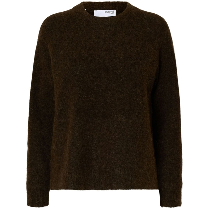 Selected Femme Lulu LS Knit O-Neck Strik