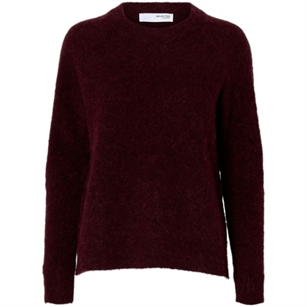 Selected Femme Lulu LS Knit O-Neck Strik