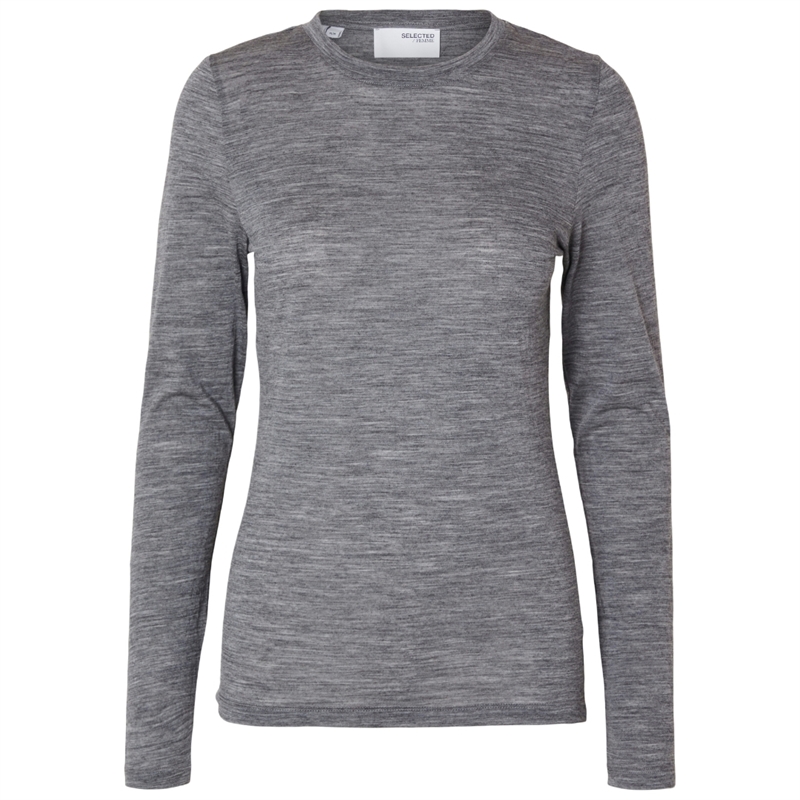 Selected Femme Slfwola LS O-Neck Strik