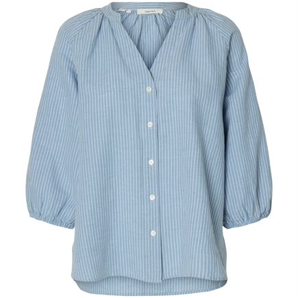 Selected Femme Cleo-Alberta Linen Blend Skjorte  