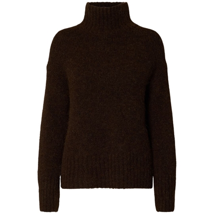 Selected Femme Gabriella LS Knit High Neck Strik 