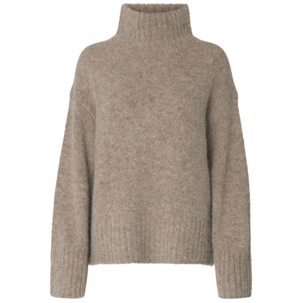 Selected Femme Gabriella LS Knit High Neck Strik 