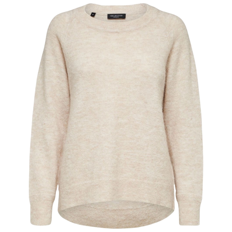 Selected Femme Slflulu Knit O-Neck Strik