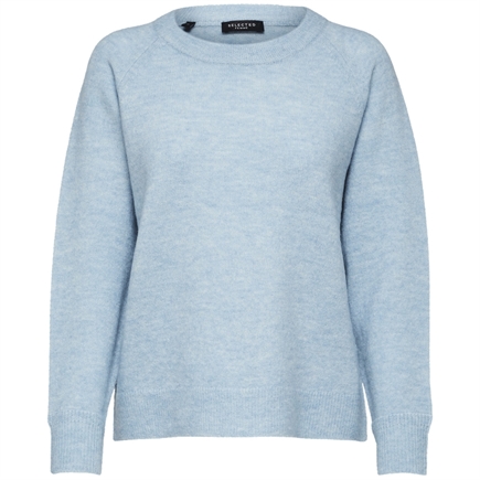 Selected Femme Lulu LS Knit O-Neck Strik