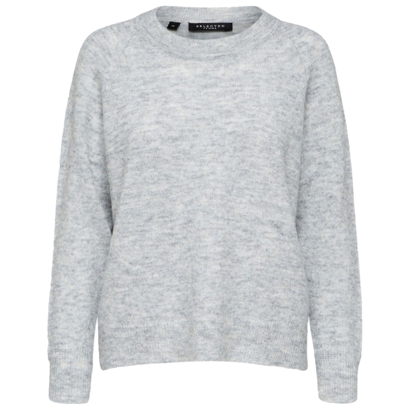 Selected Femme Slflulu LS Knit O-Neck Strik