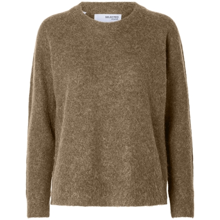 Lulu LS Knit O-Neck Strik