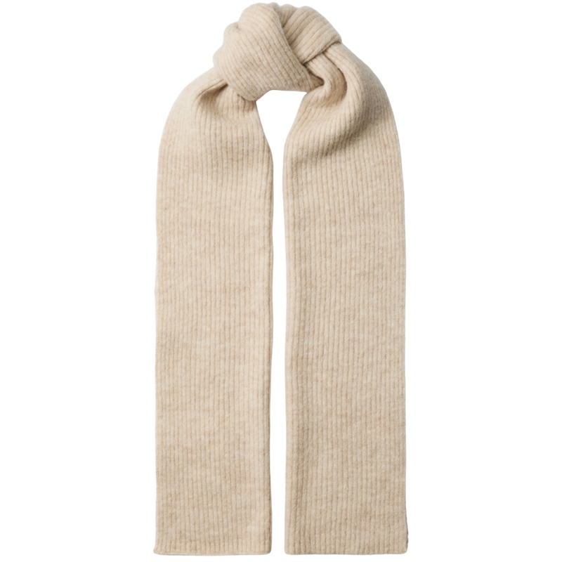 Selected Femme Lulu Wool Blend Narrow Knit Halstørklæde