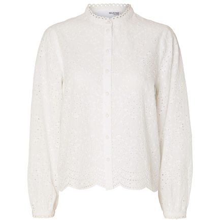 Selected Femme Tatiana Embroidery Skjorte