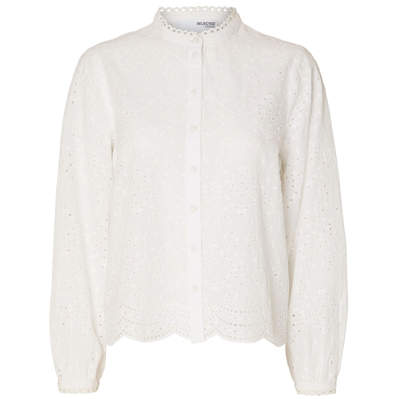 Selected Femme Tatiana Embroidery Skjorte