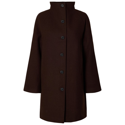 Selected Femme Zia-Vinni Wool Blend Frakke
