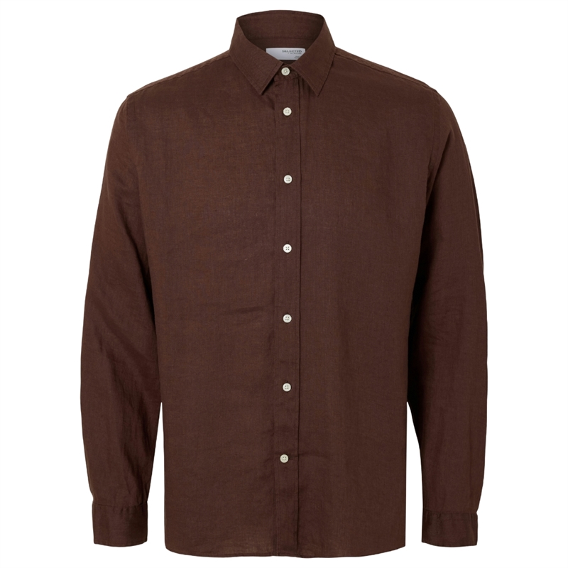 Selected Homme Regkylian Linen LS Skjorte