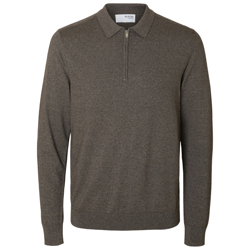 Selected Homme Berg LS Half Zip Polo T-shirt
