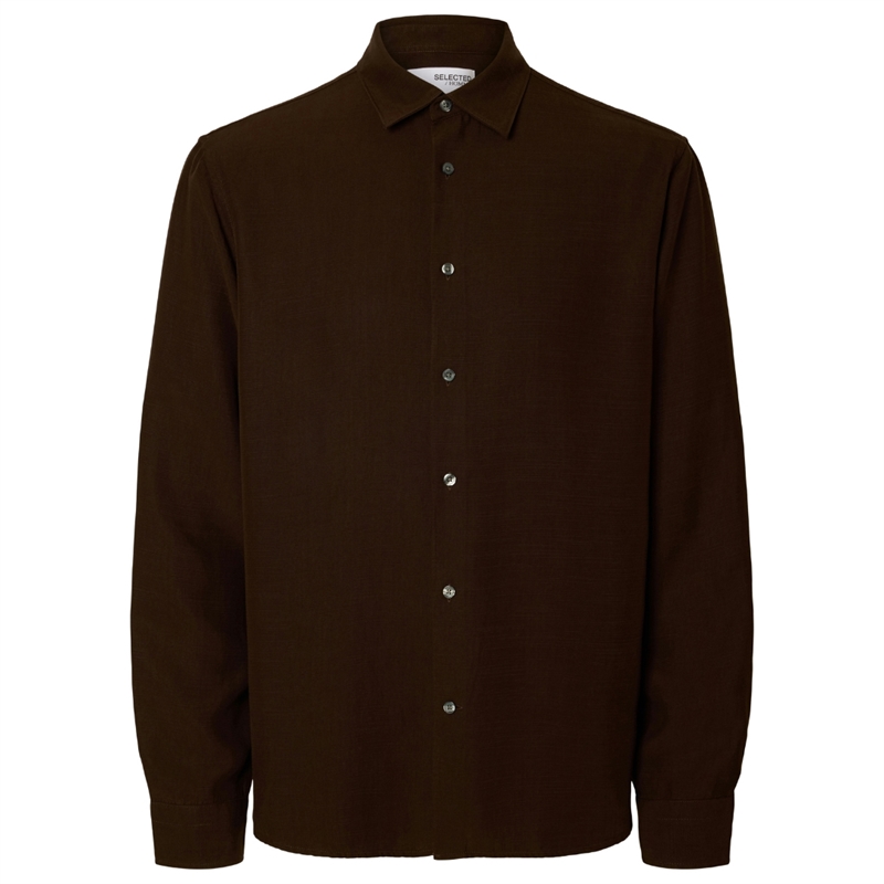 Selected Homme Charlie Tencel Slub LS Skjorte