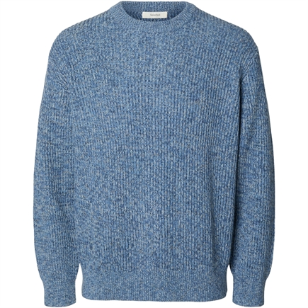 Selected Homme Tilum LS RLX Crew Neck Strik