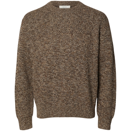 Selected Homme Tilum LS RLX Crew Neck Strik