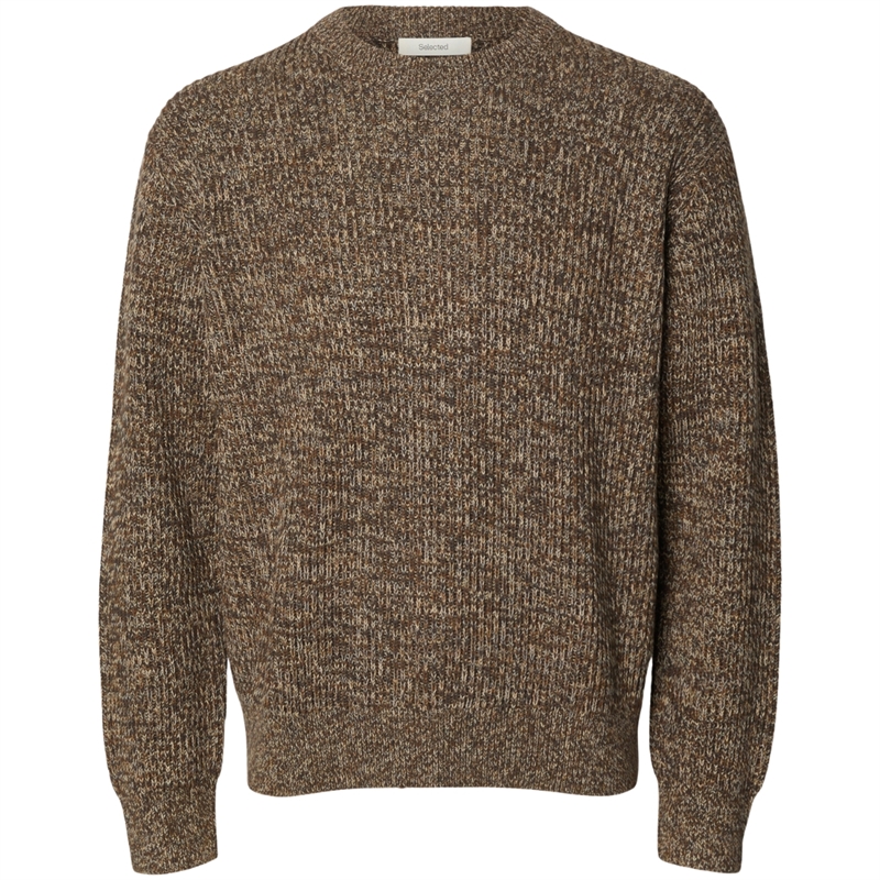 Selected Homme Tilum LS RLX Crew Neck Strik
