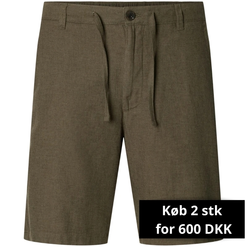 Selected Homme Regular Brody Linen Shorts