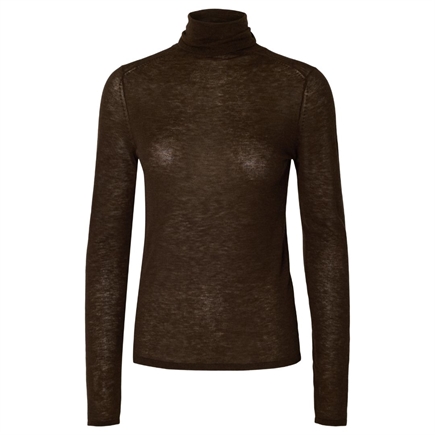 Selected Femme Vendy Wool LS Knit Rullekrave