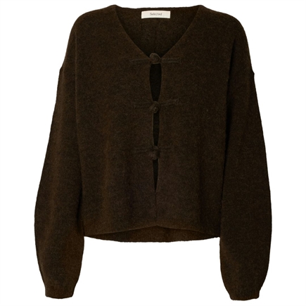 Selected Femme Lulu LS Duffle Knit Cardigan