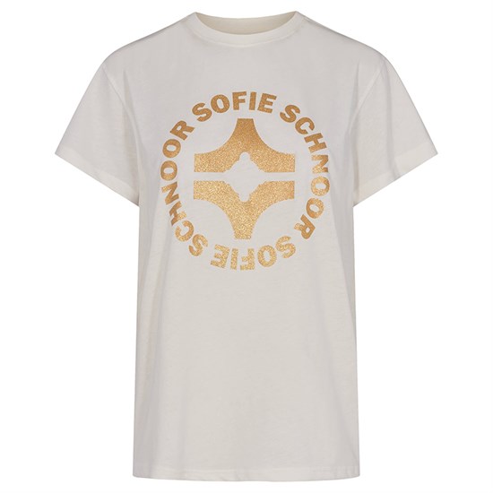 Sofie Schnoor Gold Logo T-shirt