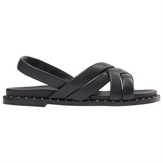 Sofie Schnoor Leather Braided Knitted Sandaler