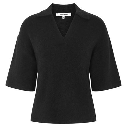 Soft Rebels Allison Polo SS Knit Strik 