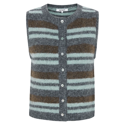 Soft Rebels Camilla Striped Knit Vest 