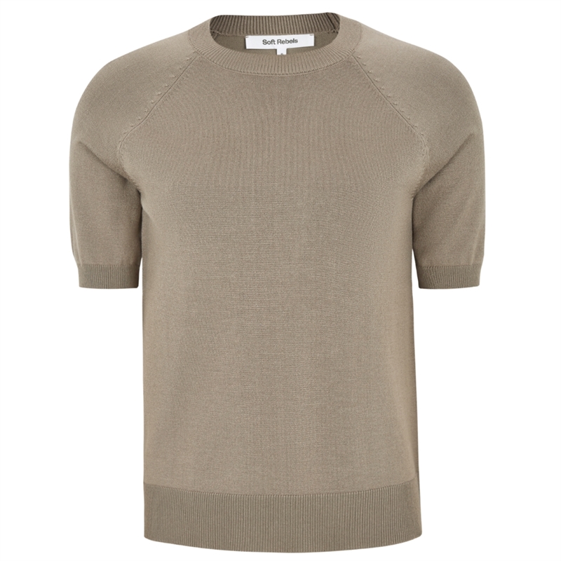 Soft Rebels Marla SS O-Neck Strik T-shirt 