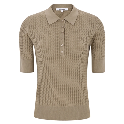 Soft Rebels Beth Polo Knit T-shirt