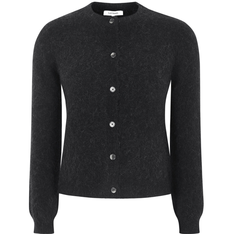 Soft Rebels Allison O-Neck Knit Cardigan