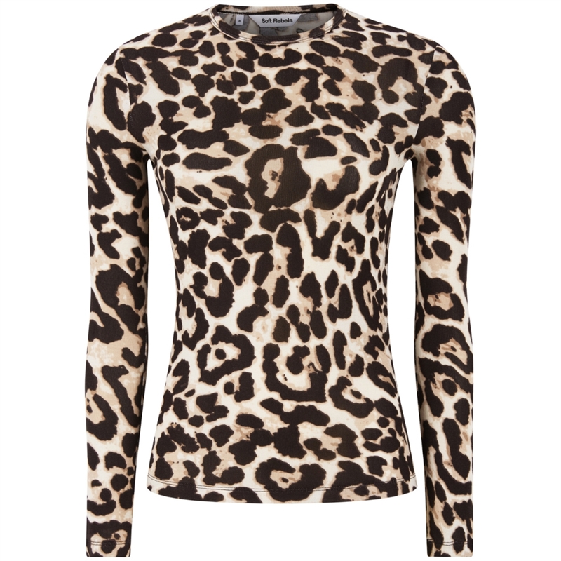 Soft Rebels Roman O-Neck Printed T-shirt