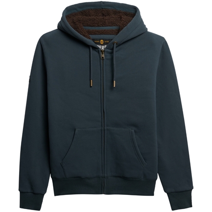 Superdry Borg Lined Zip Hættetrøje