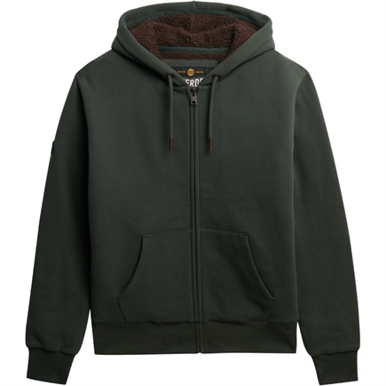 Superdry Borg Lined Zip Hættetrøje