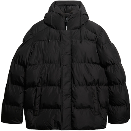 Superdry  Hooded Mid Length Sports Puffer Jakke