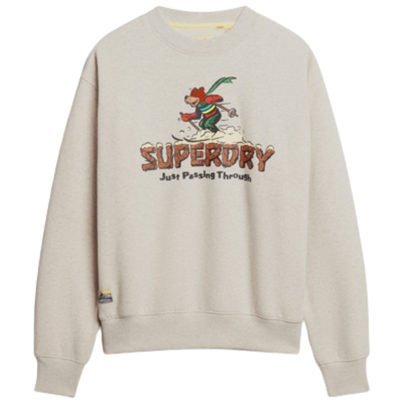 Superdry Travel Postcard Graphic Crew Sweatshirt